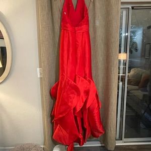 Bring red prom/pageant dress